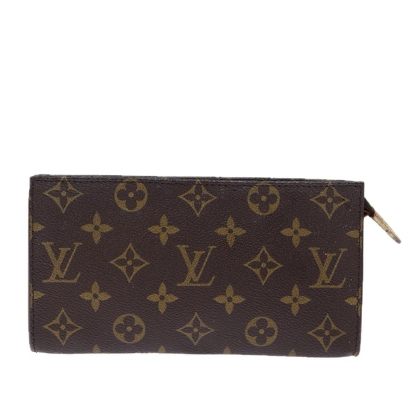 LOUIS VUITTON Monogram Bucket GM Pouch Accessory Pouch Vintage LV Auth 73307 - Picture 13 of 16